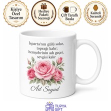 Tupya Gift Ispartalı Hemşehriye Özel Isimli Baskılı Kupa Bardak Isparta Hediye