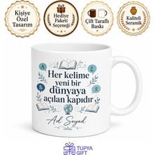 Tupya Gift Yabancı Dil Öğrenmeye Çalışanlara Kelime Ezberleme Pratik Kupası Hediye