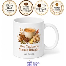 Tupya Gift Chai Tea Latte Içenlere Baharatlı Hint Çayı Kupa Bardak Hediye