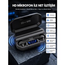 Teknodayım Siyah Profesyonel Gaming Kulaklık Hd Mikrofonlu Çağrı Cevaplayabilen