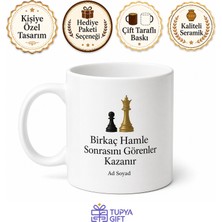 Tupya Gift Satrançta Piyonu Vezir Yapanlara Ileri Görüşlü Taktik Ustası Kupa Bardak Hediye