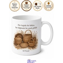 Tupya Gift Sepetçilik Temalı Özel Tasarım Baskılı Kupa Bardak Hediye Porselen Mug