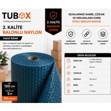 Tubox Balonlu Eşya Taşıma Naylonu 2.Kalite 120CM x 5m