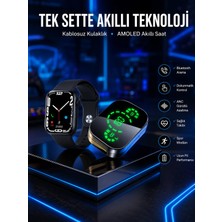 Yazline Global Dokunmatik Akıllı Saat Yeni Nesil Kulaklık Kampanyası Anc Özelliği Yüksek Ses Kaliteli