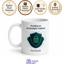 Tupya Gift Siber Güvenlik Temalı Kişiye Özel Baskılı Kupa Bardak Hediye