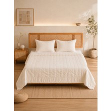Uykuperest Loopelle Bej Kapitoneli Pike Takımı Tek Kişilik 180X235 1 Adet Yastık Alezi