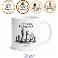 Tupya Gift Satranç Ustasına Şah Mat Stratejisi Piyonu Vezir Yapma Zeka Kupa Hediye Bardak