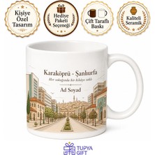 Tupya Gift Karaköprü Modern Şehir Dokusu Urfa Hatırası Kupa Bardak Hediye