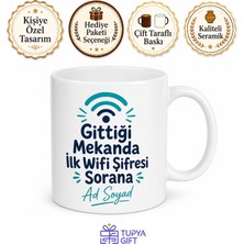 Tupya Gift Gittiği Mekanda Ilk Wifi Şifresi Soran Internet Aşıkları Kupa Bardak Hediye