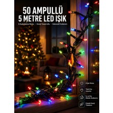 Karışık Renk Pilli LED Işık Çok Fonksiyonlu Enerji Tasarruflu 5 Metre