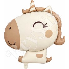 BeySüS Retro Unicorn Folyo Balon