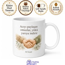 Tupya Gift Cenaze Evinde Yemek Dağıtanlara Dayanışma ve Acıyı Paylaşma Hediye Kupa Bardak