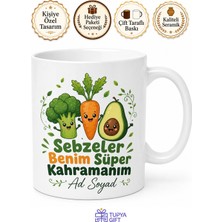 Tupya Gift Vegan Dostlara Özel Bitkisel Esprili Kupa Bardak Komik Hediye