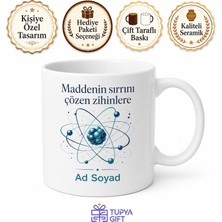 Tupya Gift Nükleer Fizikçiye Hediye Atom Çekirdeği Kuantum Teorisi Parçacık Fiziği Baskılı Kupa Bardak