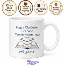 Tupya Gift Üniversite Öğrencisi Için Mesajlı Hediyelik Baskılı Kupa Bardak Motivasyon Hediyesi