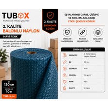 Tubox Balonlu Eşya Taşıma Naylonu 2.Kalite 120CM x 10M