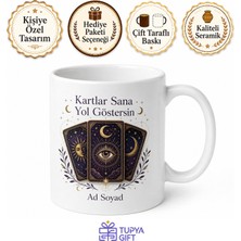 Tupya Gift Tarot Okuyucusuna Mistik Kartlar Gelecek Tahmini Çay Kupası Hediye Bardak