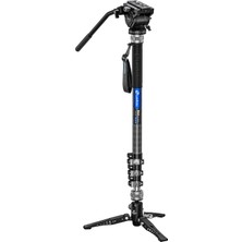 Leofoto MF-324CL+BV-10+VD-04 Profesyonel Karbon Fiber Monopod