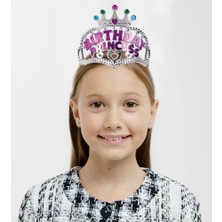 Ett Birthday Prenses Yazılı Çocuk Parti Tacı