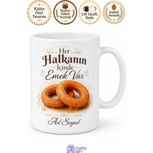 Tupya Gift Halka Tatlısı Yapanlara Sokak Tatlısı Kupa Bardak Hediye Porselen