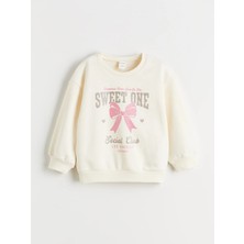Lc Waikiki Yeni Sezon Baskılı Kız Çocuk Sweatshirt