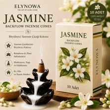 Jasmıne (Yasemin) Geri Akışlı Konik Tütsü | Backflow Incense Cones | 10 Adet