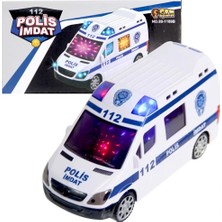 Uravas Store Üreticiniz 112 Polis Imdat 3D Işıklı Sesli Polis Aracı