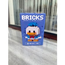 Bricks Pulvento Donald Duck Figürlü Yapı Oyuncakları MZ-041 Donald Duck Figürlü Building Block
