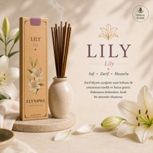 Lıly Doğal Tütsü Çubuğu 20 Adet - Uzun Süre Kalıcı Aroma