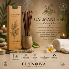 Calmante Spa Doğal Tütsü Çubuğu 20 Adet - Uzun Süre Kalıcı Aroma
