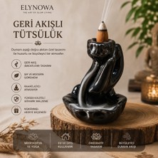 Zen Şelalesi Geri Akışlı Tütsülük | Seramik Backflow Tütsü Standı