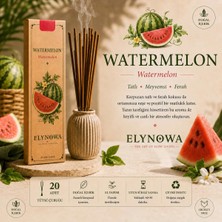 Watermelon (Karpuz) Doğal Tütsü Çubuğu 20 Adet - Uzun Süre Kalıcı Aroma