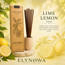Lıme Lemon (Limon) Doğal Tütsü Çubuğu 20 Adet - Uzun Süre Kalıcı Aroma