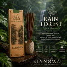 Raın Forest (Yağmur Ormanları) Doğal Tütsü Çubuğu 20 Adet - Uzun Süre Kalıcı Aroma