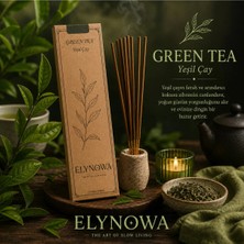 Green Tea (Yeşil Çay) Doğal Tütsü Çubuğu 20 Adet - Uzun Süre Kalıcı Aroma