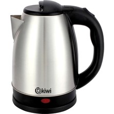 Uravas Store Çelik Kettle Elektrikli Su Isıtıcısı Paslanmaz Çelik Gizli Rezistans 360° 1.8lt 1500W KK-3331 (5528)