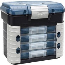 Caperlan Balıkçı Çantası - Balıkçılık - 4 Çekmeceli 24.4l - Bx