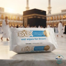 Ihram Için Kokusuz Islak Mendil 60LI – Alkolsüz