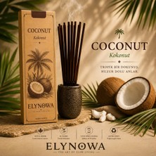Coconut (Hindistan Cevizi) Doğal Tütsü Çubuğu 20 Adet - Uzun Süre Kalıcı Aroma