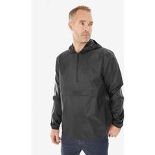 Quechua Erkek Outdoor Yağmurluk - Siyah - Raincut