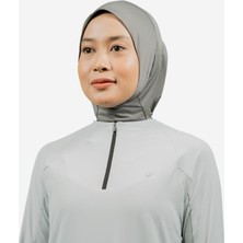 Decathlon Kadın Uzun Kollu Spor Tişörtü - Gri - 150