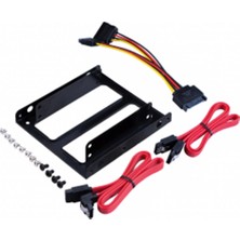 Akasa Ak HDA03 2 x  2,5" HDD 3.5" Adaptör + Sata Kablo Seti (Kdo)