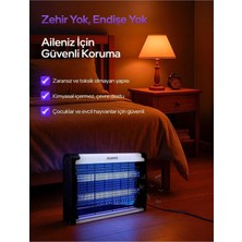 Byanes Elektrikli Sinek Öldürücü, Uçan Haşere Kovucu, Sinek Cız Cihazı 8W