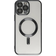 Uravas Store Newface Iphone 15 Pro Max Kılıf Kross Magneticsafe Kapak - Siyah