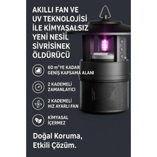 Byanes Sivrisinek Kovucu ve Öldürücü – Elektrikli - Dış Ortam - Kimyasalsız Uv Vakum Teknolojisi