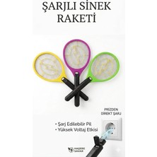 Byanes Şarjlı Sinek Raketi Uç Priz Şarjlı – Güçlü Elektrikli Sivrisinek Öldürücü – 2 Renk Seçenekli