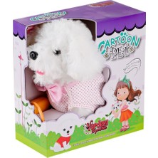 Uravas Store PFT-B025 Yürüyen Tasmalı Peluş Köpek