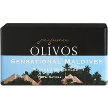 EstoreBox OLIVOS%100 Doğal Parfüm Tutkulu Maldivler Kokulu Zeytinyağı Katı Sabun Nem Dengeleyici 250 G