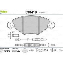 Valeo Fren Balatası Cıtroen C5 2.0i 16V