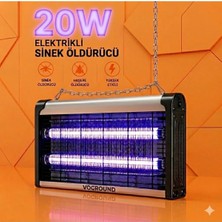Byanes 20W Elektrikli Sinek Öldürücü Uv Işıklı Sivrisinek ve Uçan Haşere Kovucu Cihaz